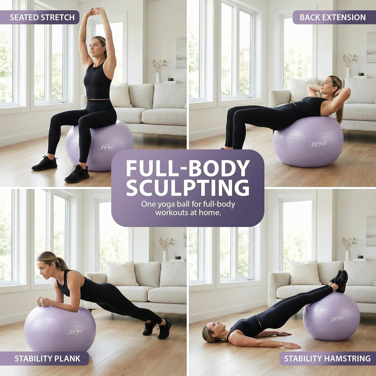 EXERCISE GYM BALL SWISS PILATES YOGA CORE TRAINING PREGNANCY BIRTHING ANTI-BURST