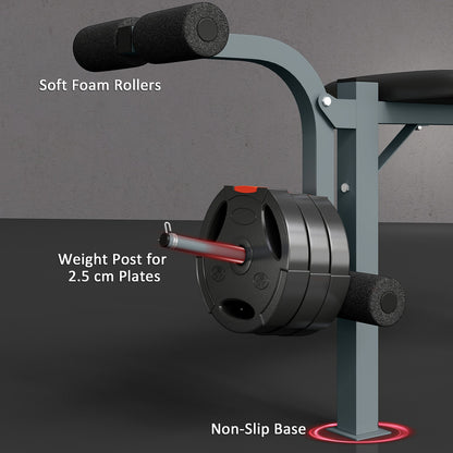 Adjustable Multi Use Weight Bench Barbell Stand Chest Leg Abs Training Home Gym