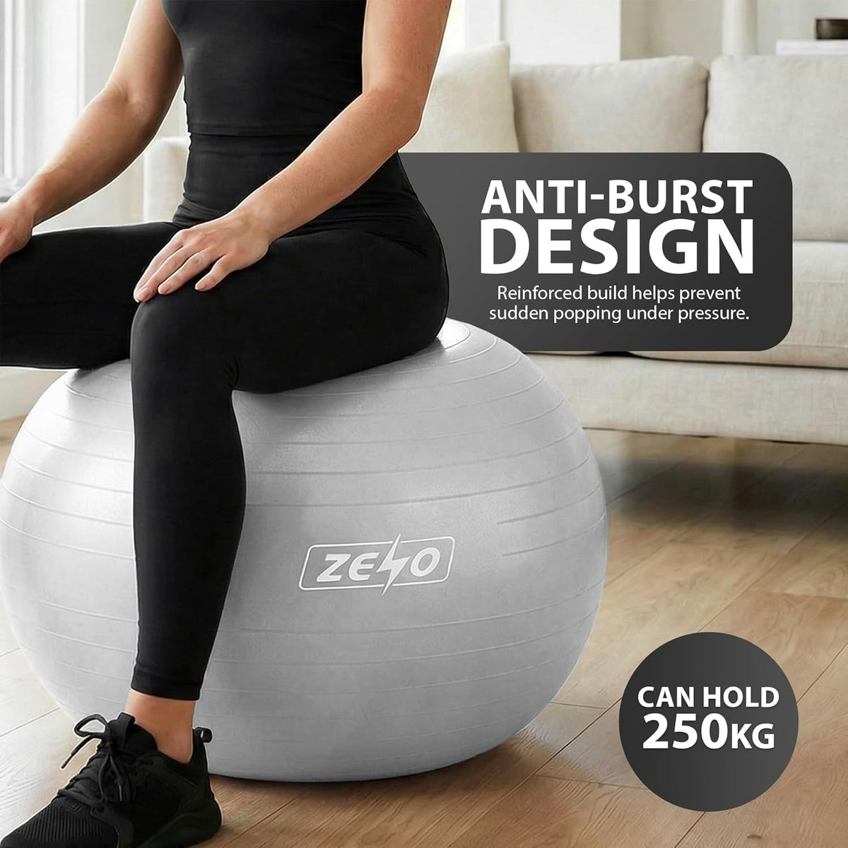 EXERCISE GYM BALL SWISS PILATES YOGA CORE TRAINING PREGNANCY BIRTHING ANTI-BURST