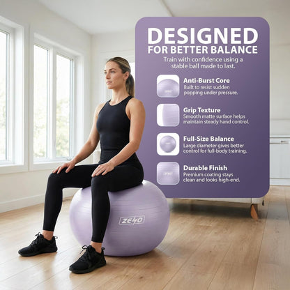 EXERCISE GYM BALL SWISS PILATES YOGA CORE TRAINING PREGNANCY BIRTHING ANTI-BURST