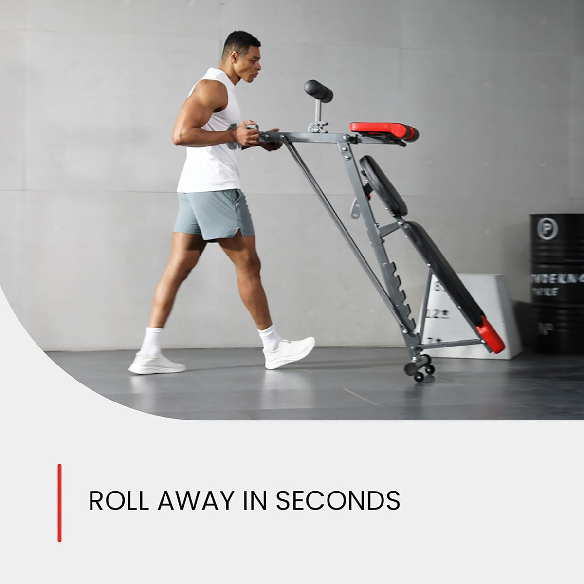 Finer Form Multi-Functional Adjustable FID Weight Bench and Roman Chair