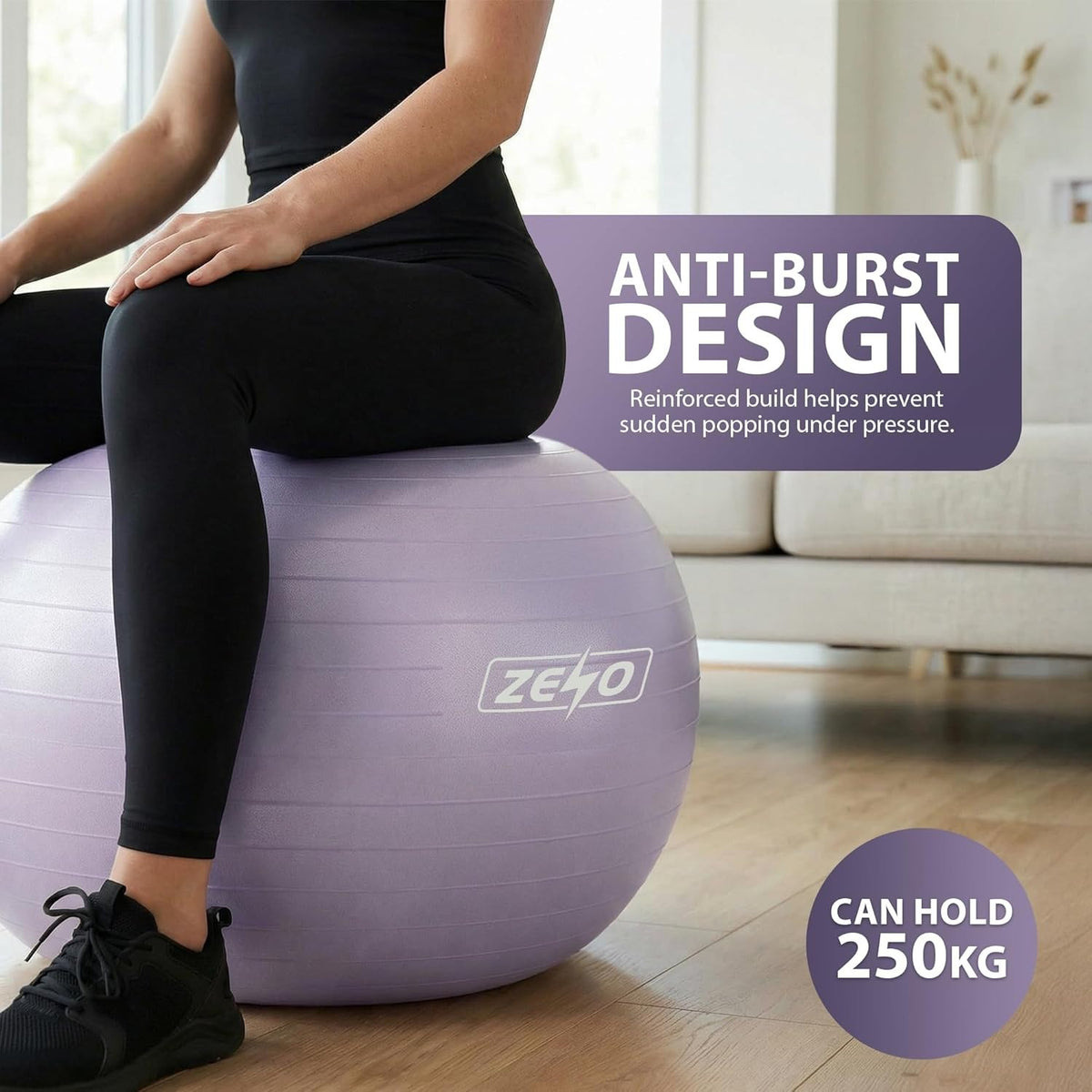 EXERCISE GYM BALL SWISS PILATES YOGA CORE TRAINING PREGNANCY BIRTHING ANTI-BURST