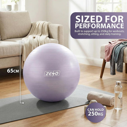 EXERCISE GYM BALL SWISS PILATES YOGA CORE TRAINING PREGNANCY BIRTHING ANTI-BURST