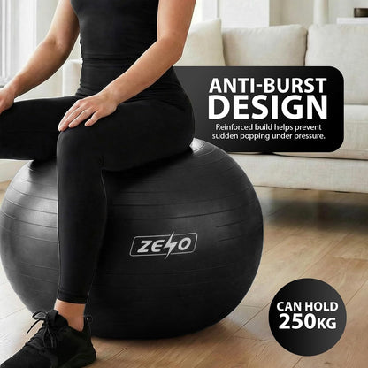 EXERCISE GYM BALL SWISS PILATES YOGA CORE TRAINING PREGNANCY BIRTHING ANTI-BURST