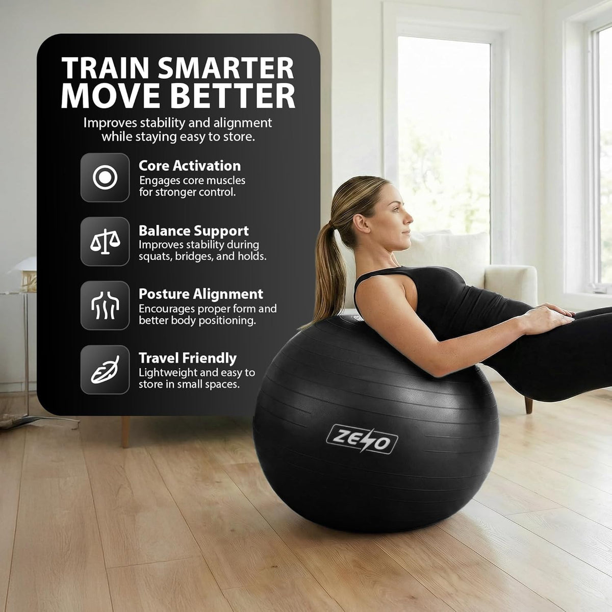 EXERCISE GYM BALL SWISS PILATES YOGA CORE TRAINING PREGNANCY BIRTHING ANTI-BURST